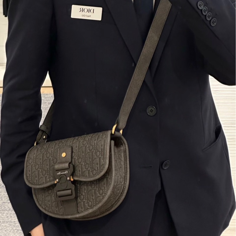 「JL精品代購」98新 Dior mini Gallop 灰-1