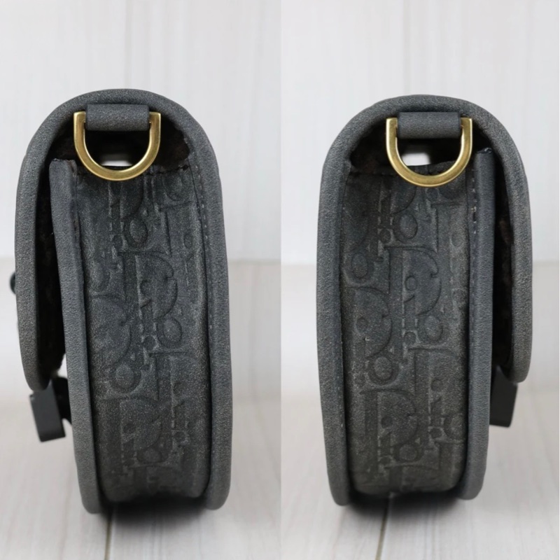 「JL精品代購」98新 Dior mini Gallop 灰-4