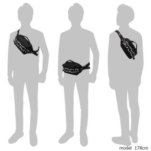 💎Han's house精品服飾💎GIVENCHY 紀梵希 尼龍 斜背包 腰包 原價39500-3