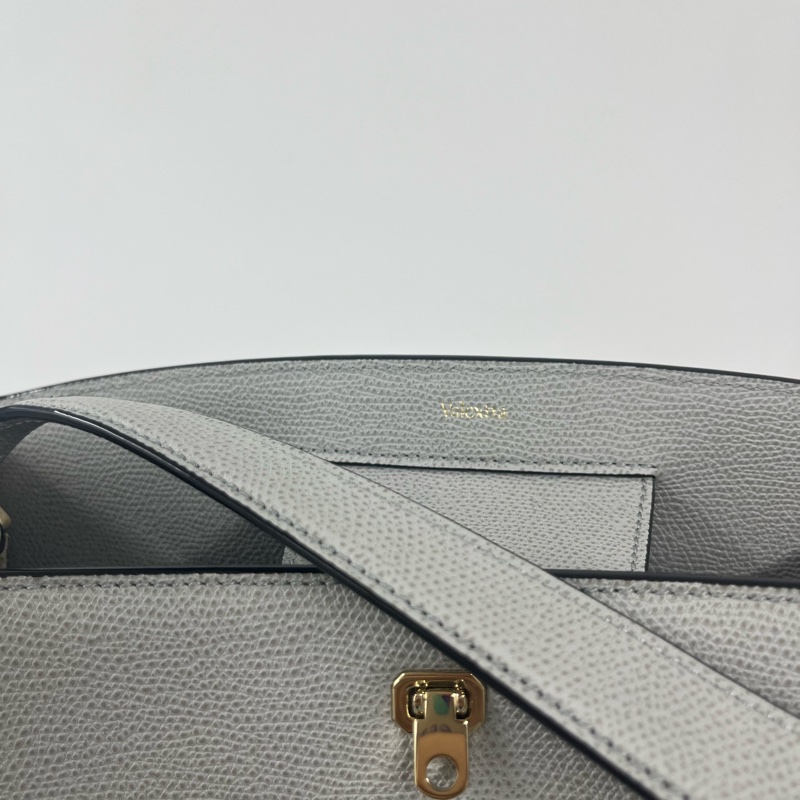全新 Valextra水桶 brera shoulder bag 水桶包（岩石灰ash grey)-2