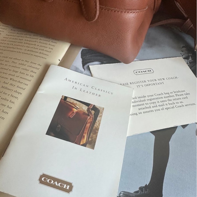 蔻馳 中古後背包 後背包 後背包 雙肩包 皮革 美式靈魂 中古  中古包背囊 經典款 迷你  美式復古 vintage coach mini backpack-2