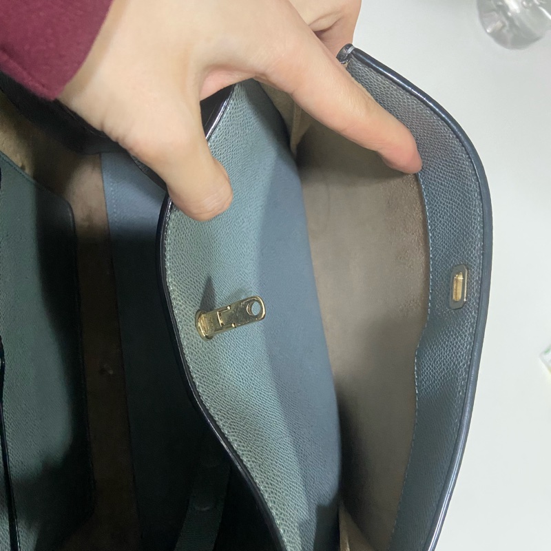 Valextra brera bag 中號 霧霾藍-7