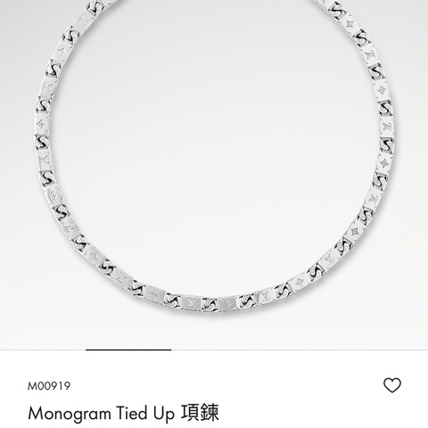 Louis Vuitton Monogram Tied Up 項鏈