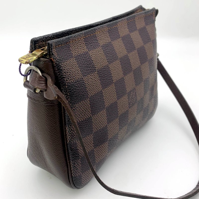 Louis Vuitton 經典棋盤格麻將包，LV，肩背包，單肩包，手提包，隨身包，宴會包，二手真品，正品，現貨，免運-3