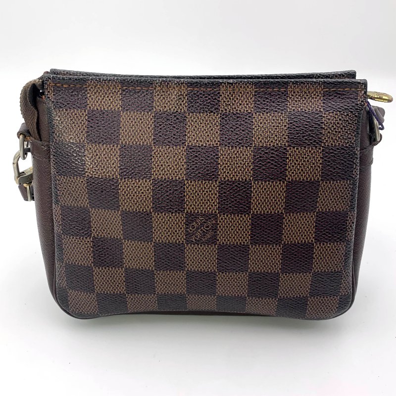 Louis Vuitton 經典棋盤格麻將包，LV，肩背包，單肩包，手提包，隨身包，宴會包，二手真品，正品，現貨，免運-4