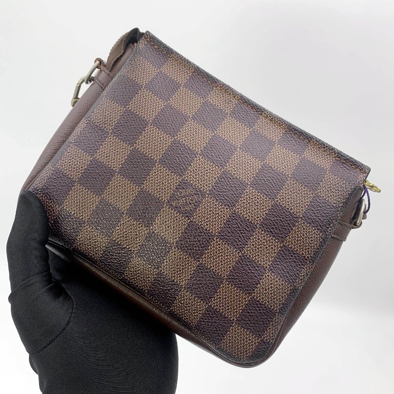 Louis Vuitton 經典棋盤格麻將包，LV，肩背包，單肩包，手提包，隨身包，宴會包，二手真品，正品，現貨，免運-8