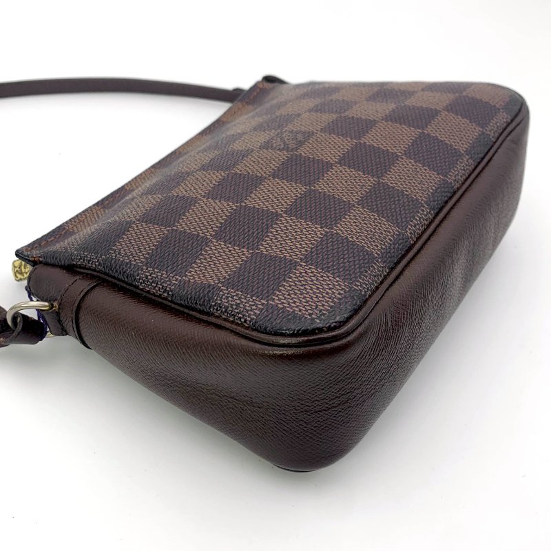 Louis Vuitton 經典棋盤格麻將包，LV，肩背包，單肩包，手提包，隨身包，宴會包，二手真品，正品，現貨，免運-10