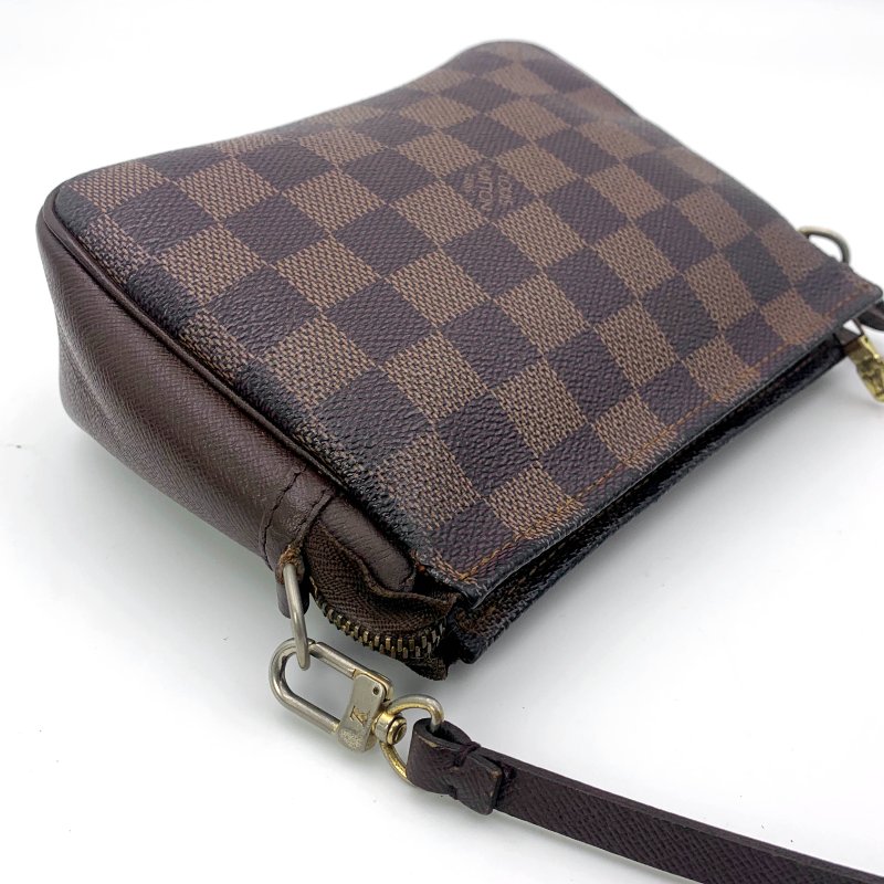 Louis Vuitton 經典棋盤格麻將包，LV，肩背包，單肩包，手提包，隨身包，宴會包，二手真品，正品，現貨，免運-12