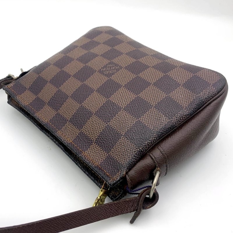 Louis Vuitton 經典棋盤格麻將包，LV，肩背包，單肩包，手提包，隨身包，宴會包，二手真品，正品，現貨，免運-13