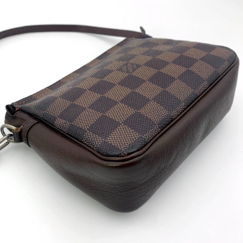 Louis Vuitton 經典棋盤格麻將包，LV，肩背包，單肩包，手提包，隨身包，宴會包，二手真品，正品，現貨，免運-14