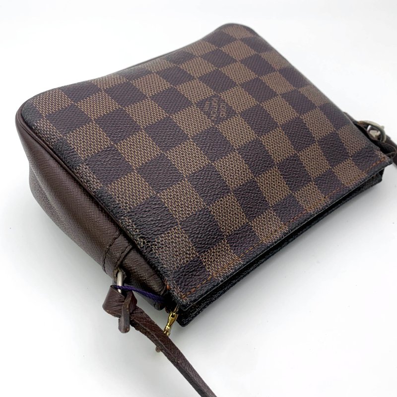 Louis Vuitton 經典棋盤格麻將包，LV，肩背包，單肩包，手提包，隨身包，宴會包，二手真品，正品，現貨，免運-16