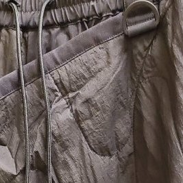 Y-3 Solid Color Asymmetrical Layered Wide-Leg Casual Pants HB3352-2