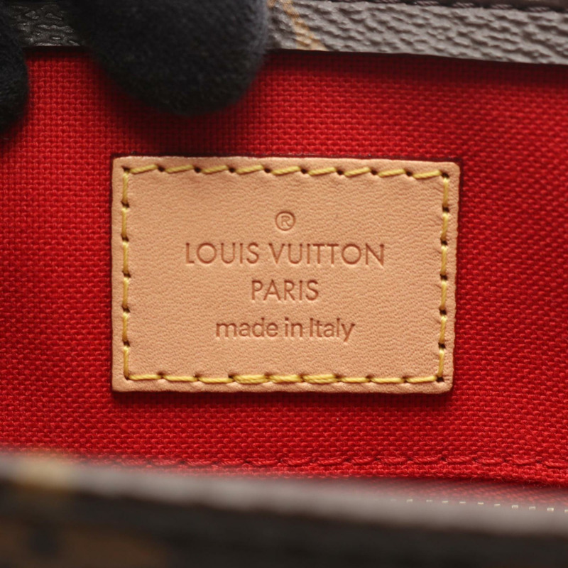 路易威登 Sac Plat BB 手提包,塗層帆布和皮革,Monogram 圖案,女士,棕色,M46265-3