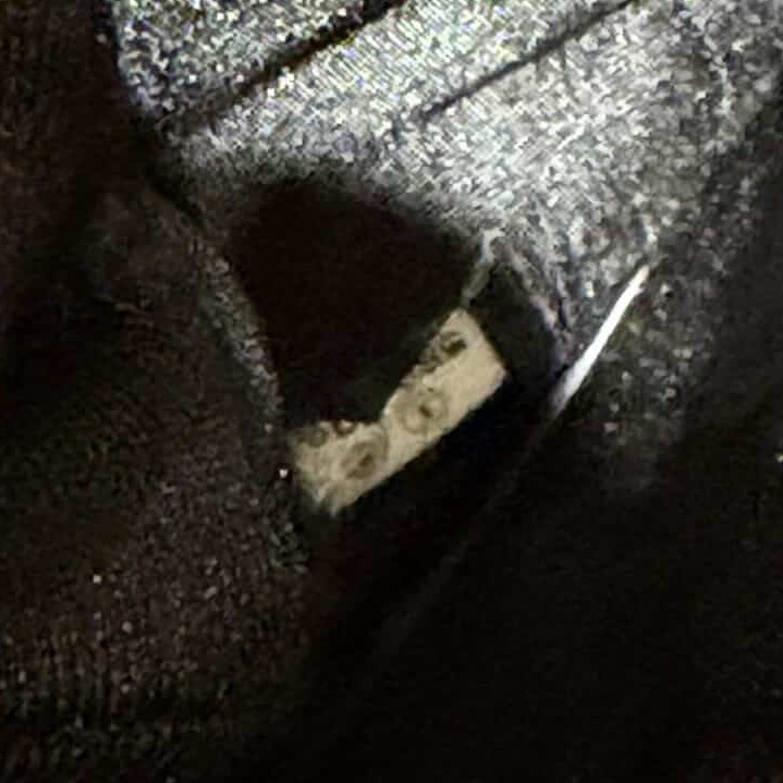 Chanel絕版大雙c 黑魚子醬 釦式長夾-17