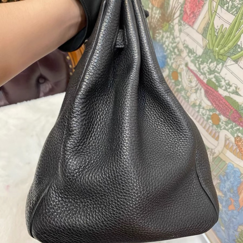 #全網最低鉑金包 #免配貨🔥 愛馬仕黑銀Birkin35 Togo皮🈶鎖具-11