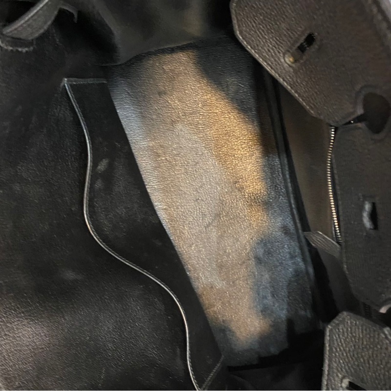 #全網最低鉑金包 #免配貨🔥 愛馬仕黑銀Birkin35 Togo皮🈶鎖具-17