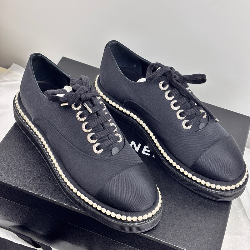 閒置新 香奈兒/CHANEL 37碼 珍珠平底鞋-1