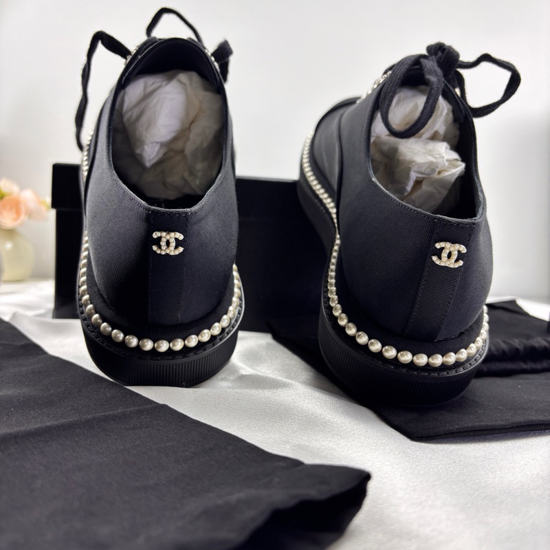 閒置新 香奈兒/CHANEL 37碼 珍珠平底鞋-2