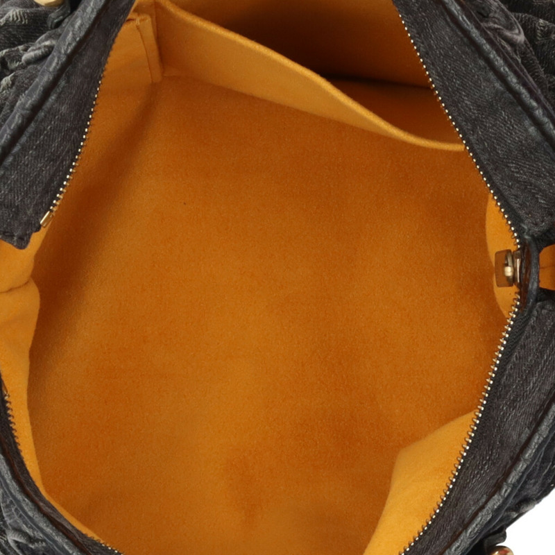 路易威登 Neo Cavie MM Monogram Denim 單肩包,M95351,黑色,女士,二手,雙向手提-6