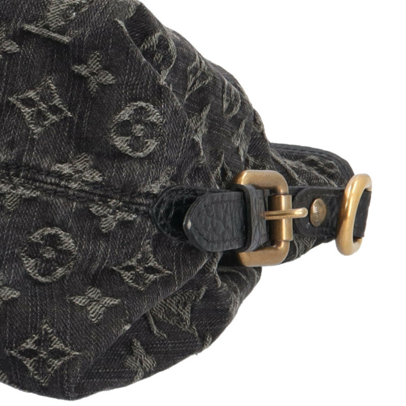 路易威登 Neo Cavie MM Monogram Denim 單肩包,M95351,黑色,女士,二手,雙向手提-8