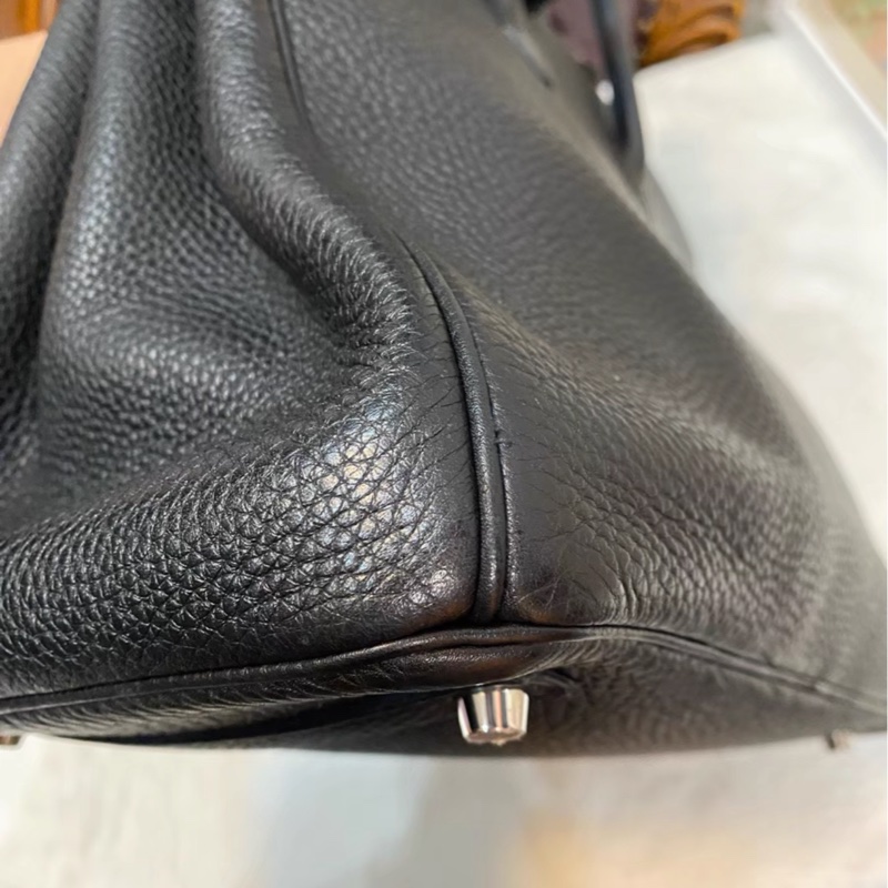#全網最低鉑金包 #免配貨🔥 愛馬仕黑銀Birkin35 Togo皮🈶鎖具-16
