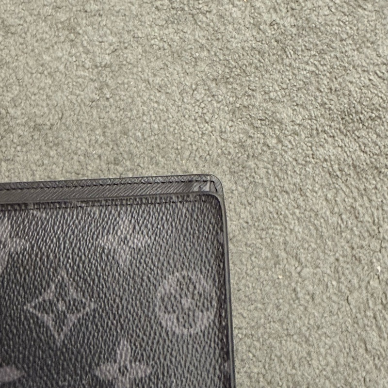 LouisVuitton路易威登 黑武士老花 BRAZZA 長錢包 對折款錢包 尺寸約19×10cm-6