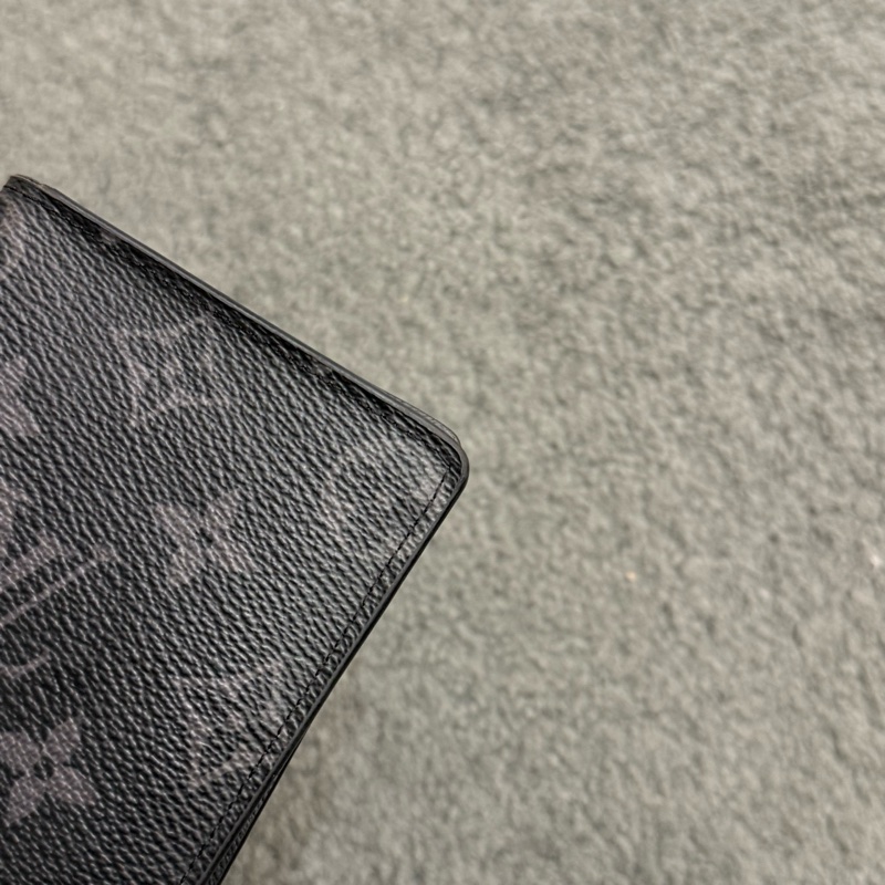 LouisVuitton路易威登 黑武士老花 BRAZZA 長錢包 對折款錢包 尺寸約19×10cm-7