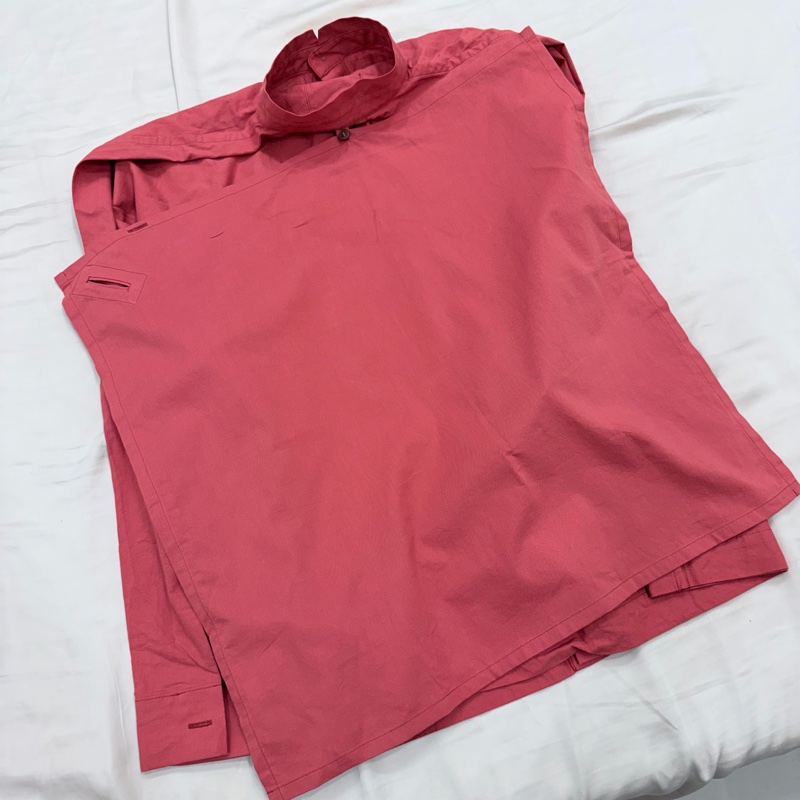 Homme Plisse 變化領巾襯衫-1