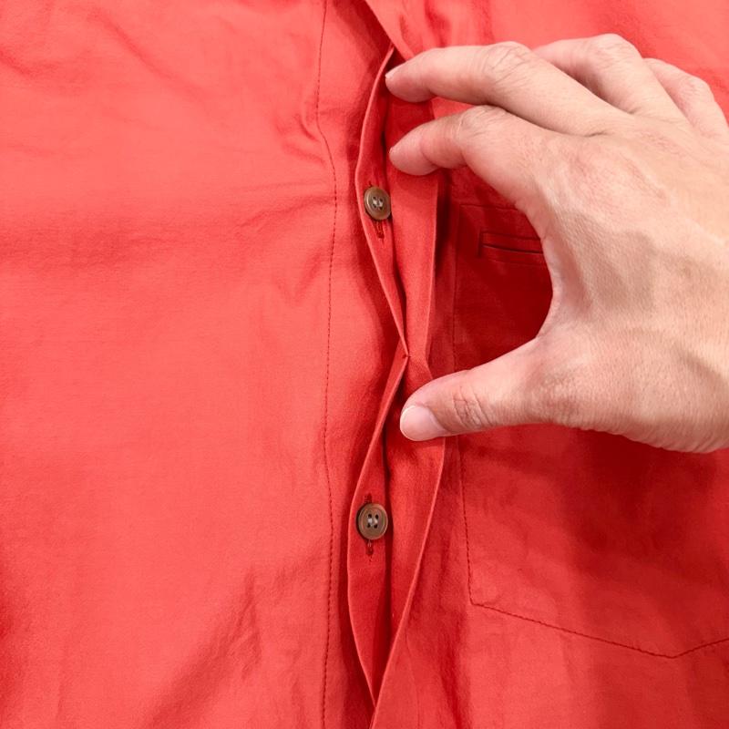 Homme Plisse 變化領巾襯衫-5