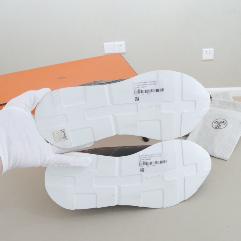 閒置新 Hermès愛馬仕Drive男士運動鞋,40.5碼 配件盒子防塵袋-8