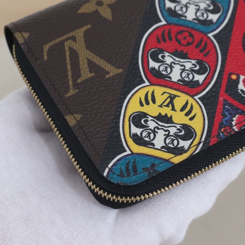 LouisVuitton路易威登 山本寬齋限量短款拉鍊錢包零錢包,尺寸11*8.5*2 配件盒子防塵袋-4