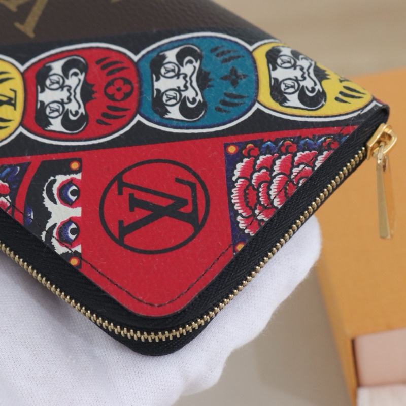 LouisVuitton路易威登 山本寬齋限量短款拉鍊錢包零錢包,尺寸11*8.5*2 配件盒子防塵袋-5