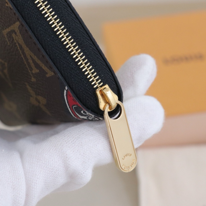 LouisVuitton路易威登 山本寬齋限量短款拉鍊錢包零錢包,尺寸11*8.5*2 配件盒子防塵袋-6