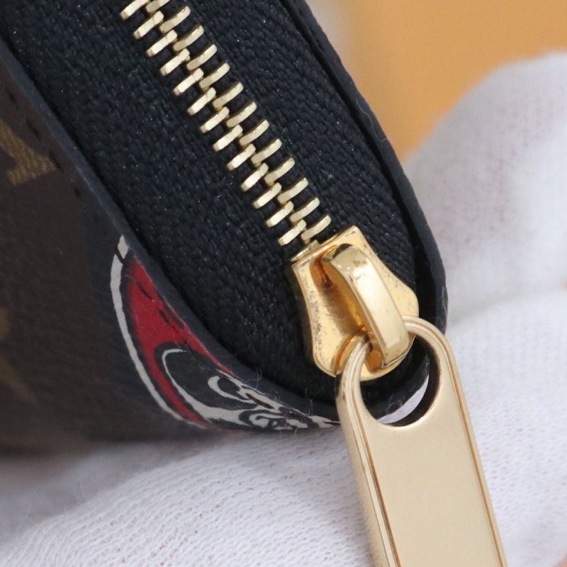 LouisVuitton路易威登 山本寬齋限量短款拉鍊錢包零錢包,尺寸11*8.5*2 配件盒子防塵袋-9