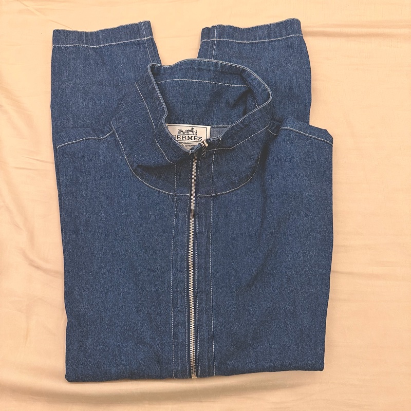 Hermes 男士牛仔襯衫外套-1