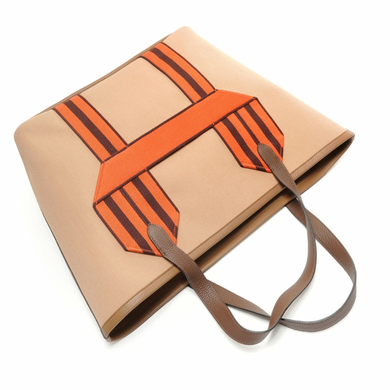 Hermes HERMES B stamp 1998 Pure Sangle 托特包 米色-7