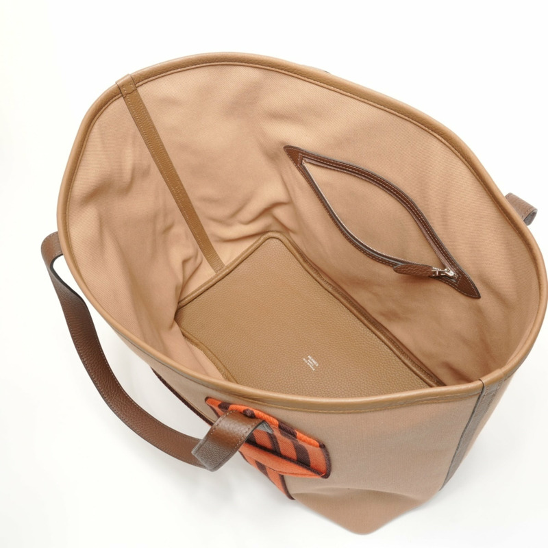 Hermes HERMES B stamp 1998 Pure Sangle 托特包 米色-9