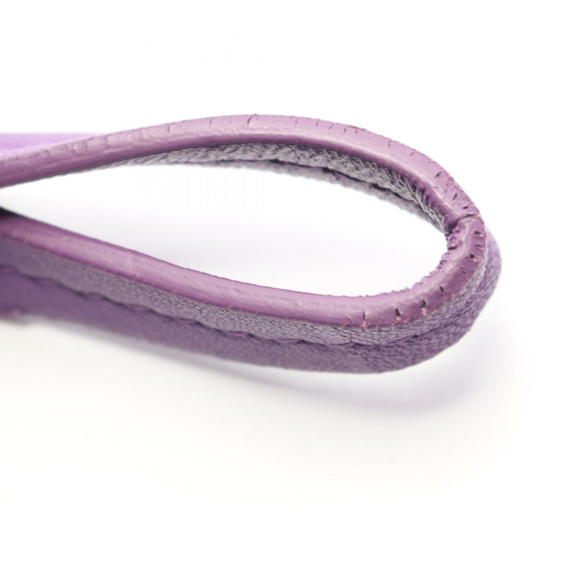 BOTTEGA VENETA Nodini Intrecciato 肩斜背包 皮革 紫色 二手-7