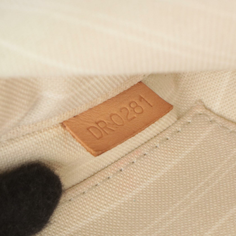 路易威登 Multi Pochette Accessoires 單肩包 M57634 Monogram / Giant PVC 塗層帆布皮革 粉色 米色 白色-4