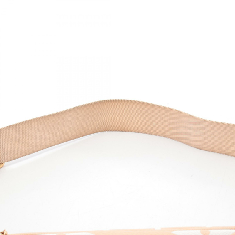 路易威登 Multi Pochette Accessoires 單肩包 M57634 Monogram / Giant PVC 塗層帆布皮革 粉色 米色 白色-6