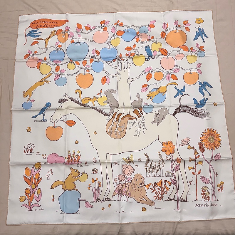 Hermes 馬上結果 26年新版90絲巾-1