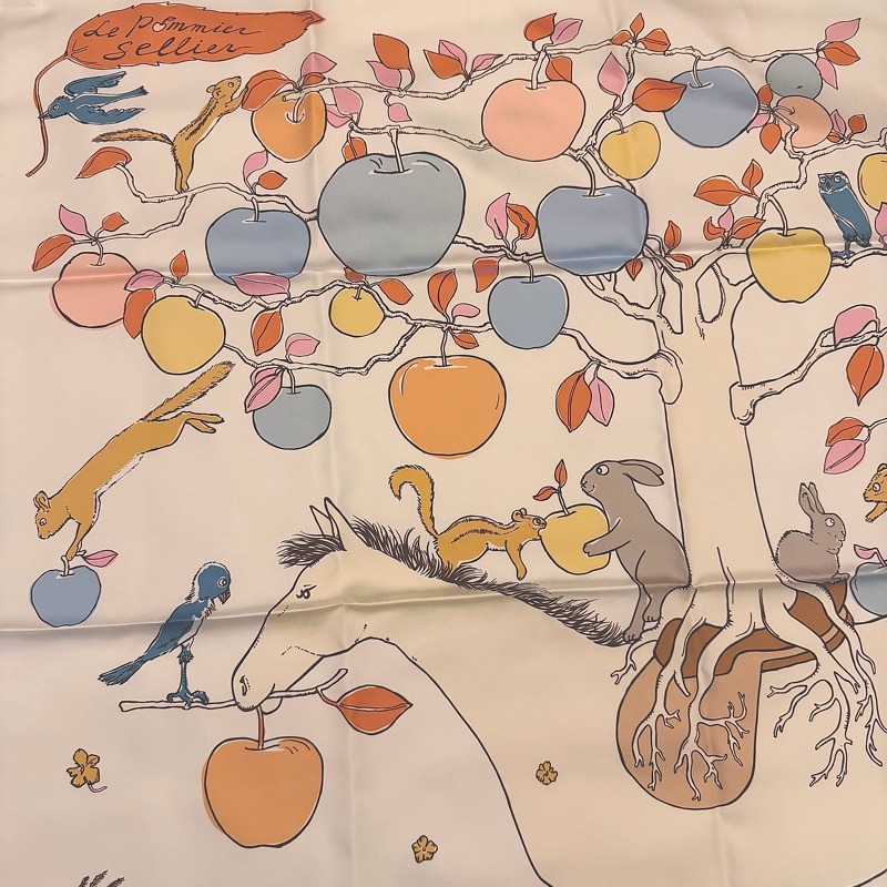 Hermes 馬上結果 26年新版90絲巾-3