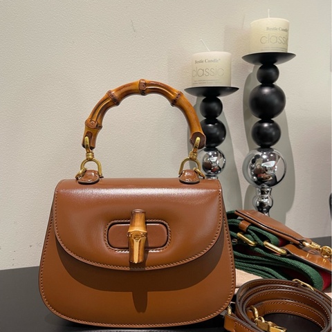 Gucci 古馳1947竹節手提包mini