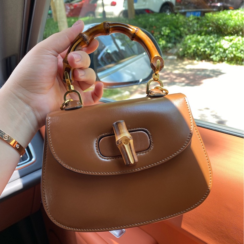 Gucci 古馳1947竹節手提包mini-2