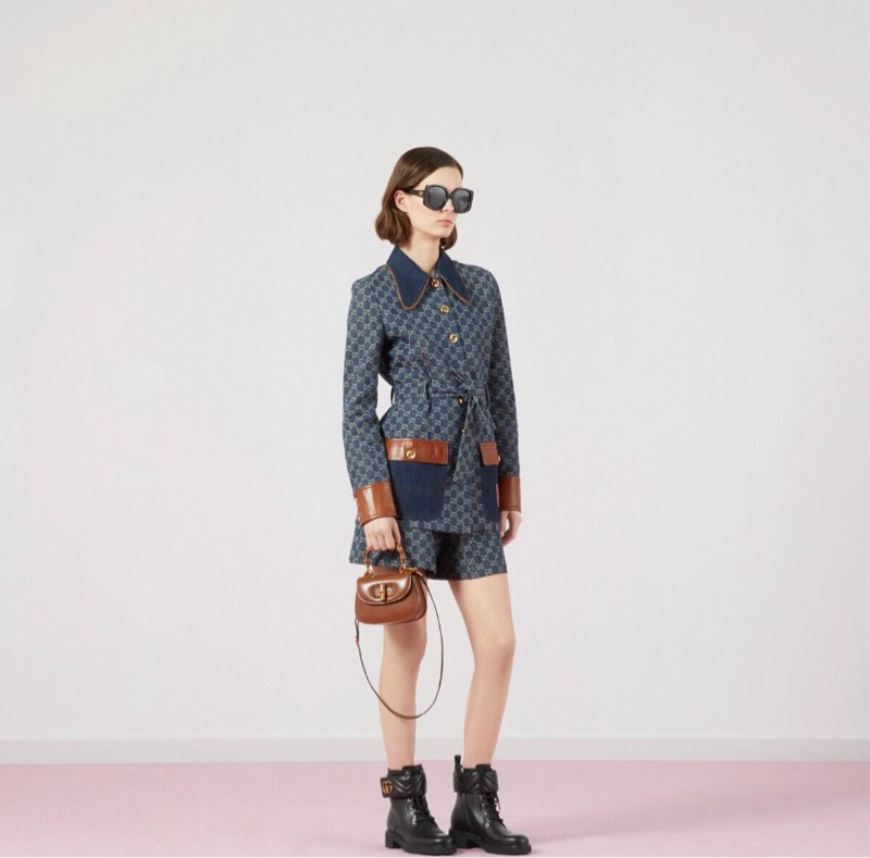 Gucci 古馳1947竹節手提包mini-5