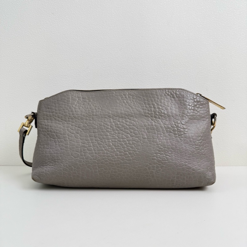 Burberry/博柏利 牛皮 斜挎包 金扣-2