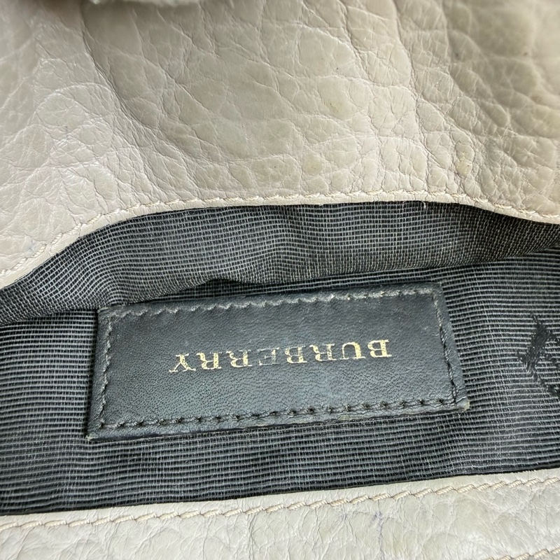 Burberry/博柏利 牛皮 斜挎包 金扣-7