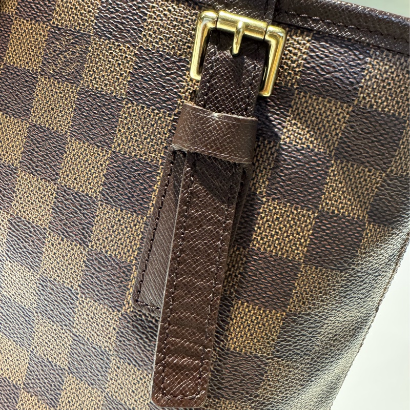 LV棋盤格子母包-6