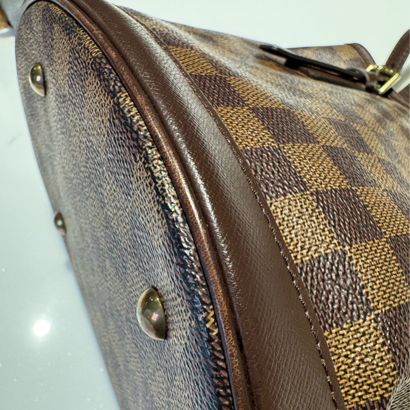 LV棋盤格子母包-13