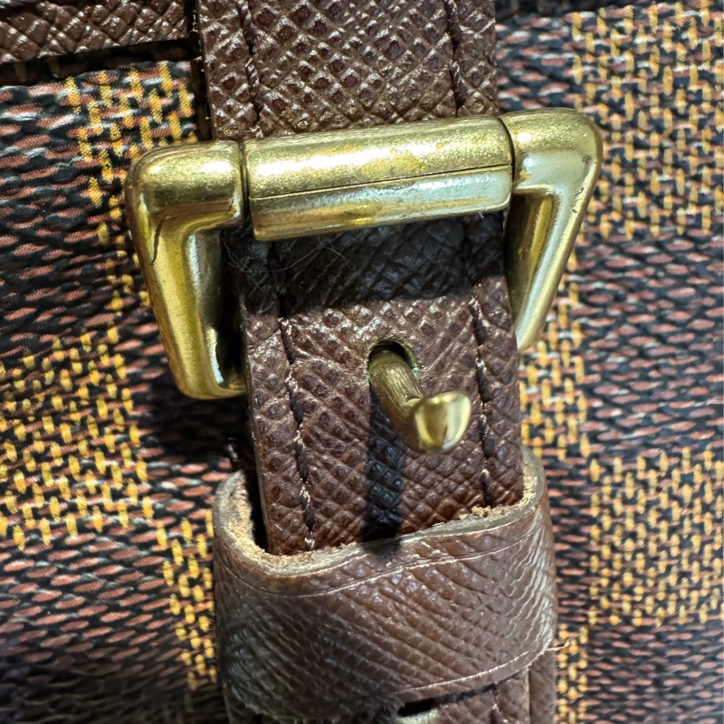 LV棋盤格子母包-14